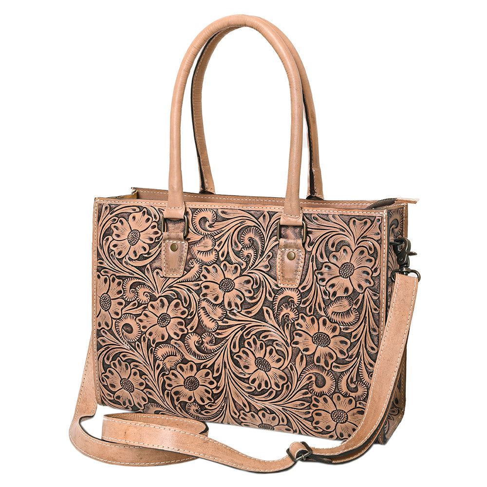 American Darling Tote Hand Tooled Genuine Leather women bag western handbag purse