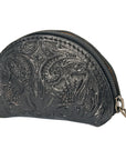 American Darling Coin Purse Hand Tooled Genuine Leather Women Bag Western Handbag Purse