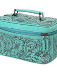 American Darling Jewelry Case Hand Tooled Genuine Leather Women Bag Western Handbag Purse