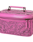 American Darling Jewelry Case Hand Tooled Genuine Leather Women Bag Western Handbag Purse