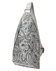 American Darling Sling Hand Tooled Genuine Leather Women Bag Western Handbag Purse