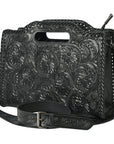 Clutch Hand Tooled Genuine Leather women bag western handbag purse