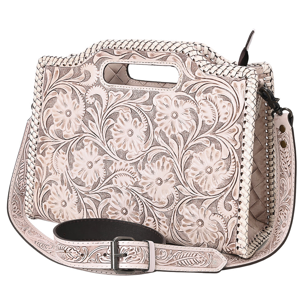 Clutch Hand Tooled Genuine Leather women bag western handbag purse
