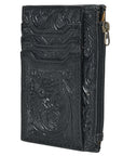 American Darling Card-Holder Hand Tooled Genuine Leather Women Bag Western Handbag Purse