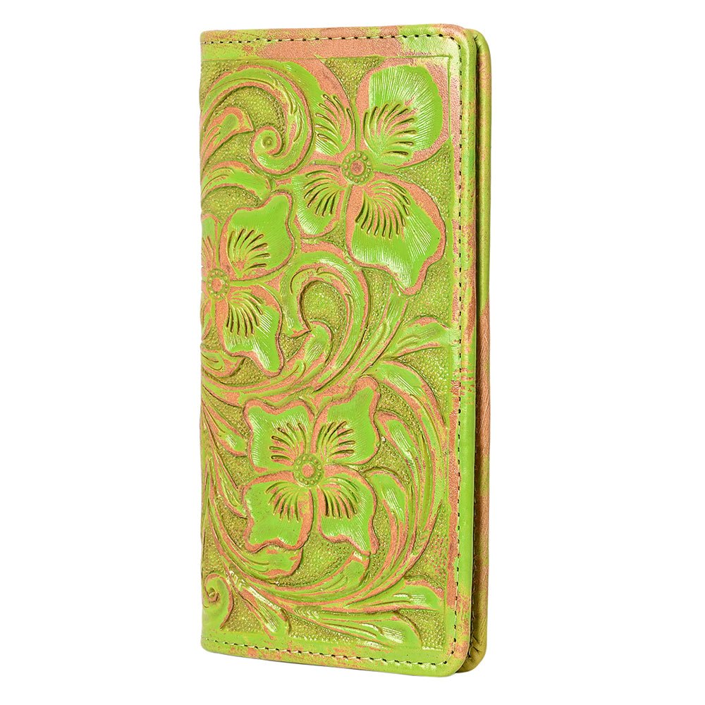 American Darling Clutch Beautifully Hand Tooled  Genuine Leather women bag western handbag purse