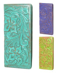 American Darling Clutch Beautifully Hand Tooled  Genuine Leather women bag western handbag purse