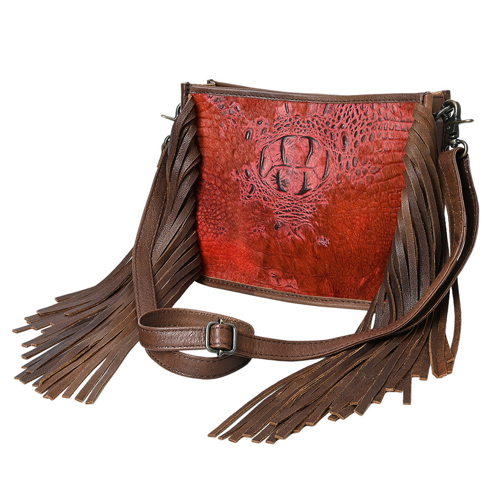 American Darling Cross Body I Crocodile Embossed Genuine Leather Women Bag Western Handbag Purse