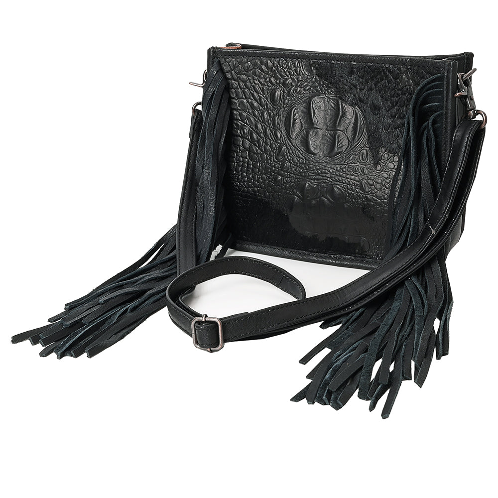 American Darling Cross Body I Crocodile Embossed Genuine Leather Women Bag Western Handbag Purse