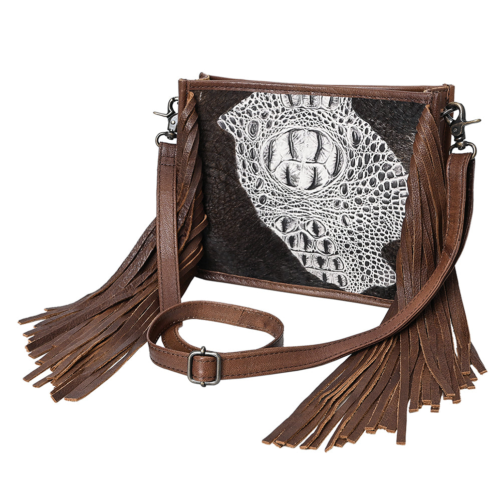 American Darling Cross Body I Crocodile Embossed Genuine Leather Women Bag Western Handbag Purse