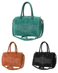 American Darling Tooled Leather Western Travel Duffel Bag