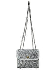 American Darling Small Crossbody Beautifully Hand Tooled  Genuine Leather women bag western handbag purse