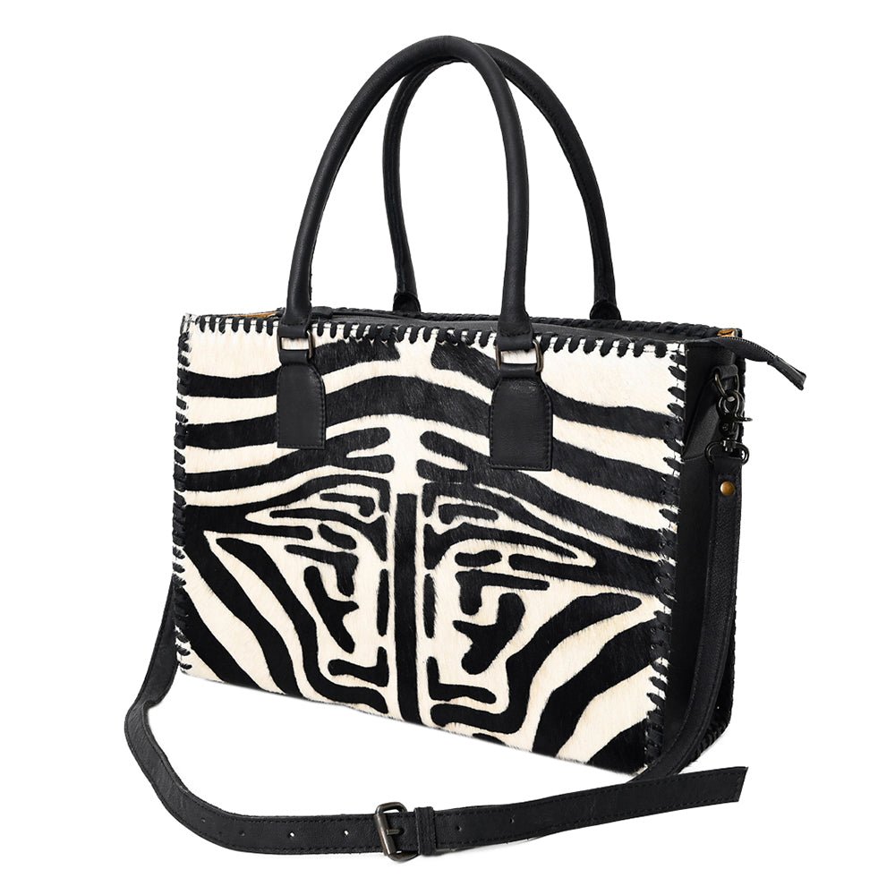 American Darling Briefcase Hair On Genuine Leather women bag western handbag purse