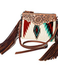 American Darling Cross Body Saddle Blanket Genuine Leather Women Bag Western Handbag Purse