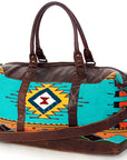 American Darling Duffel Saddle Blanket Genuine Leather Women Bag Western Handbag Purse