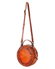American Darling Hand Tooled Genuine Leather Women Bag Western Handbag Purse
