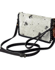 American Darling ORGANISER Upcycled Wool Genuine Leather women bag western handbag purse