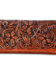 American Darling ADBG486A Wallet Hand Tooled Genuine Leather Women Bag Western Handbag Purse