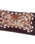 American Darling Clutch Hand Tooled Genuine Leather Women Bag Western Handbag Purse