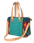 American Darling Tote Saddle Blanket Genuine Leather Women Bag Western Handbag Purse