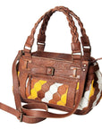 American Darling Hair On Genuine Leather Women Bag Western Handbag Purse