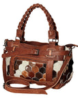 American Darling Hair On Genuine Leather Women Bag Western Handbag Purse