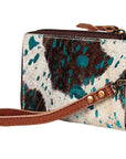 American Darling Hair On Genuine Leather Women Bag Western Handbag Purse