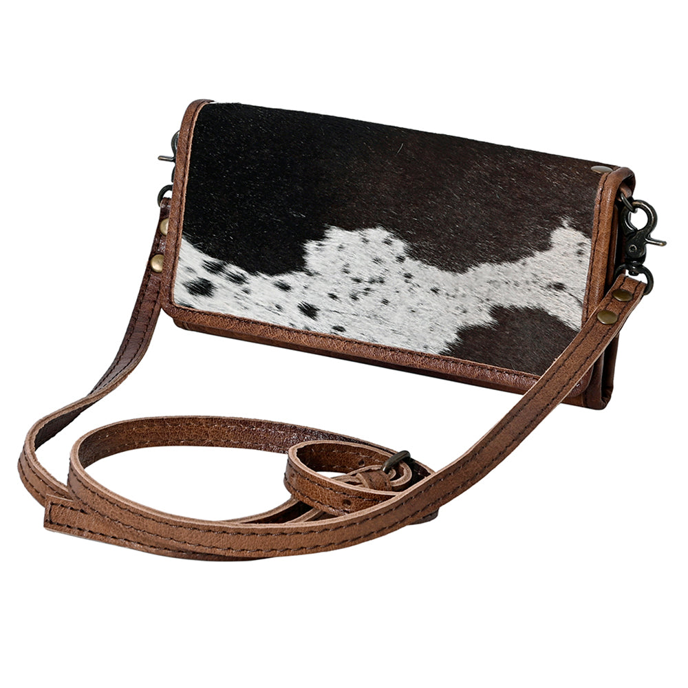 American Darling Hair On Genuine Leather Women Bag Western Handbag Purse