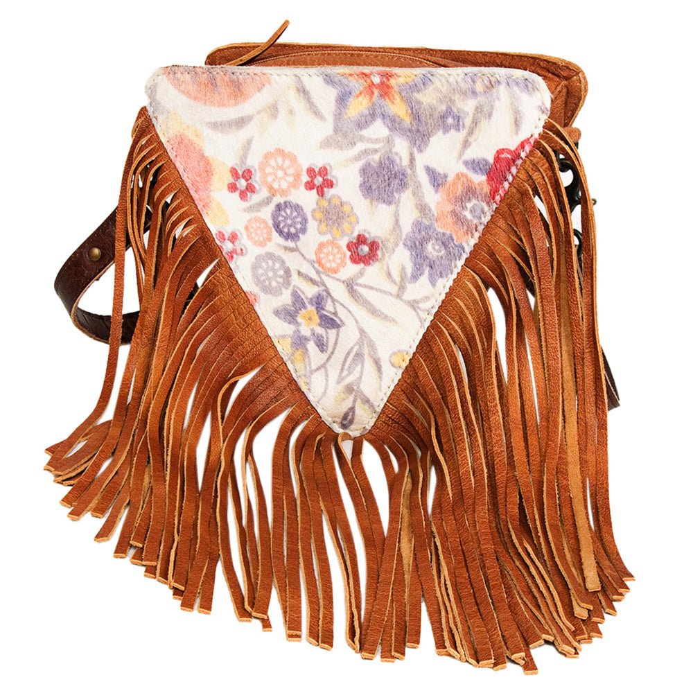 American Darling Hair On Genuine Leather Women Bag Western Handbag Purse