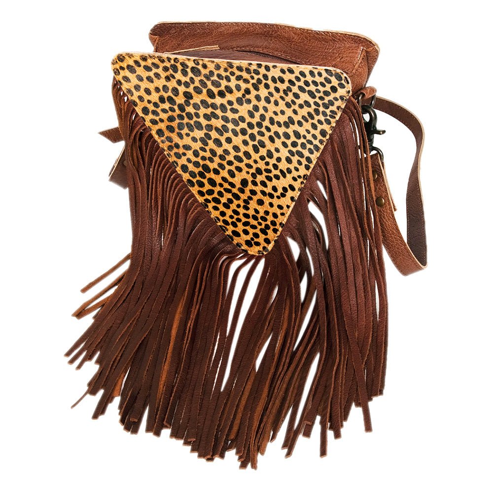 American Darling Hair On Genuine Leather Women Bag Western Handbag Purse