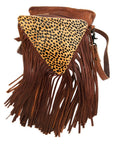 American Darling Hair On Genuine Leather Women Bag Western Handbag Purse