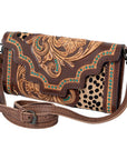 American Darling Hand Tooled Genuine Leather Women Bag Western Handbag Purse