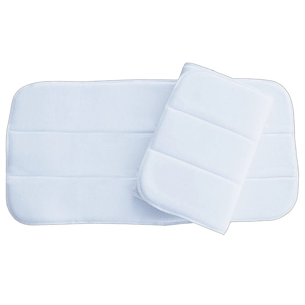 White Professionals Choice Horse No-Bow Bandage Leg Wrap Rear