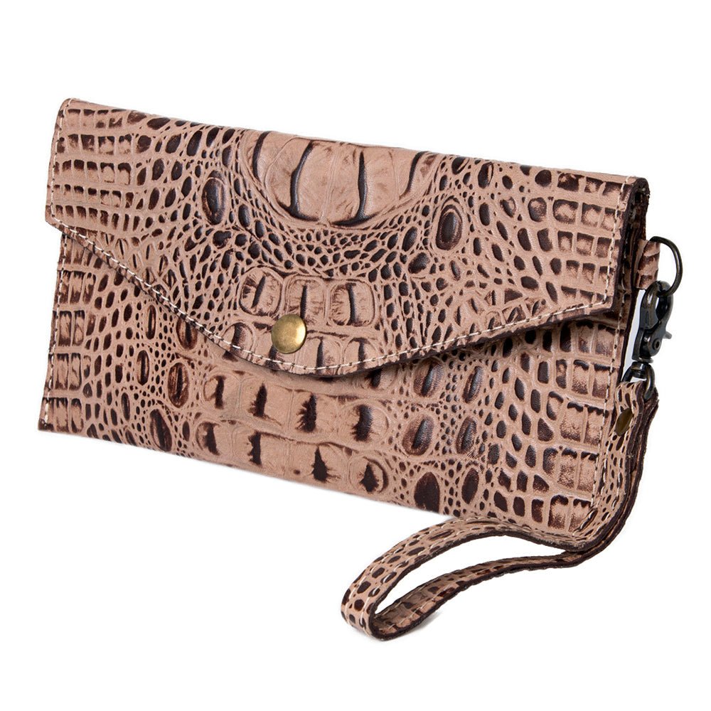 American Darling Crocodile Embossed Genuine Leather Women Bag Western Handbag Purse