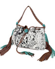 American Darling Hobo Hair-On Genuine Leather Women Bag Western Handbag Purse