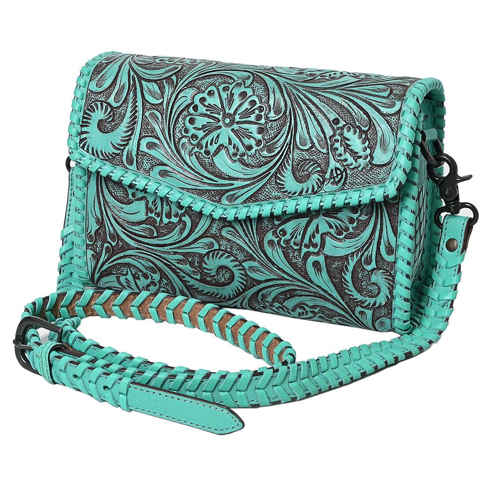 American Darling Hand Tooled Genuine Leather Women Bag Western Handbag Purse