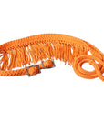 1" X 8Ft Hilason Braided Poly Barrel Horse Racing Reins Flat Grip Knots