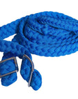 1" X 8Ft Hilason Braided Poly Barrel Horse Racing Flat Reins