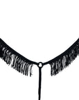 Horse Breast Collar Flat Braided Paracord With Fringes By Hilason