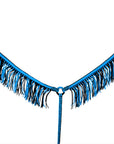 Horse Breast Collar Flat Braided Paracord With Fringes By Hilason