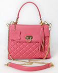 Never Mind Western Cross Body Genuine Leather Handbag Purse Wallet Bag For Women Girls