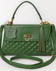 Never Mind Western Cross Body Genuine Leather Handbag Purse Wallet Bag For Women Girls