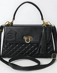 Never Mind Western Cross Body Genuine Leather Handbag Purse Wallet Bag For Women Girls