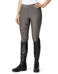 28 In OVATION American stylish Women's Equinox Full Seat Tight - Steel Grey