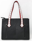 American Darling Tote Hand Printed Genuine Leather Women Bag Western Handbag Purse