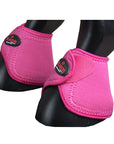 Hilason Western Horse No Turn Bell Boots Leg Protection Durable Pink