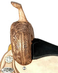Hilason Flex Tree Western Horse Saddle American Leather Trail Barrel