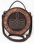 American Darling Canteen Bag Beautifully Suede Leather women bag Handbag