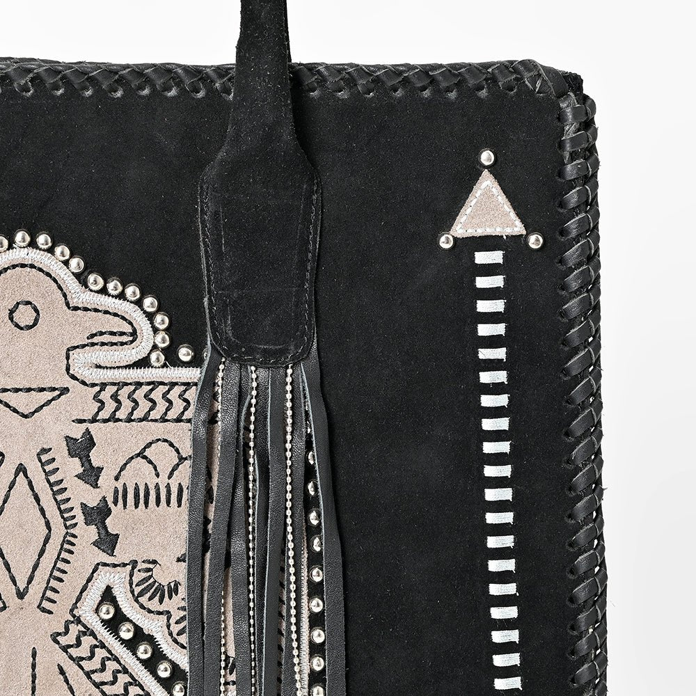 American Darling Tote Genuine Suede Leather Women Bag Western Handbag
