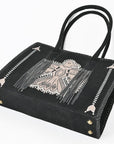 American Darling Tote Genuine Suede Leather Women Bag Western Handbag