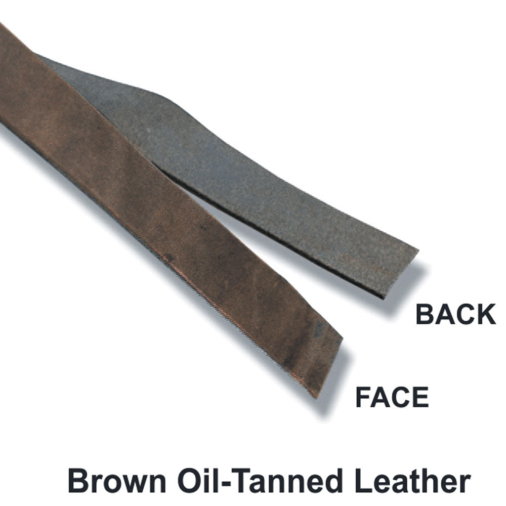 Hilason Genuine Leather Flat Strap Strips for DIY Arts &amp; Craft Projects Jewelry Tooling Home Décor Brown